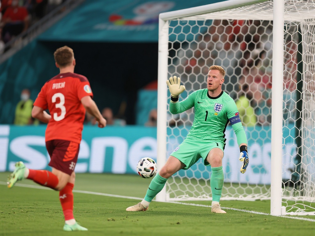 英格兰点球大战击败瑞士晋级四强，皮克福德英雄显威