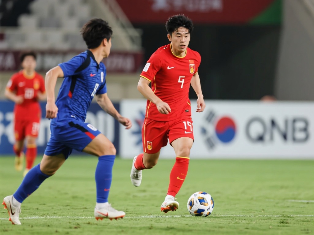 从球员个人表现来看，国足在与韩国队比赛中