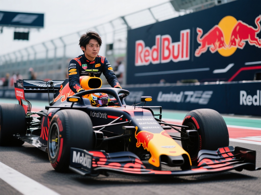 角田裕毅惊艳亮相红牛路演活动现场